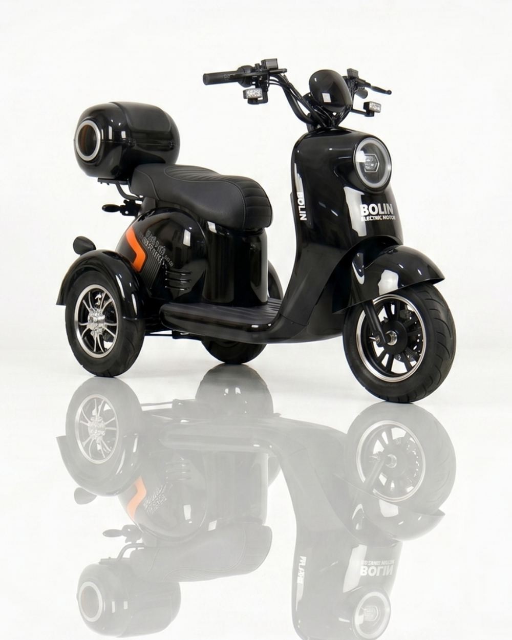 Triciclo Elétrico Bolin T1 — foto oficial da fábrica BOLIN