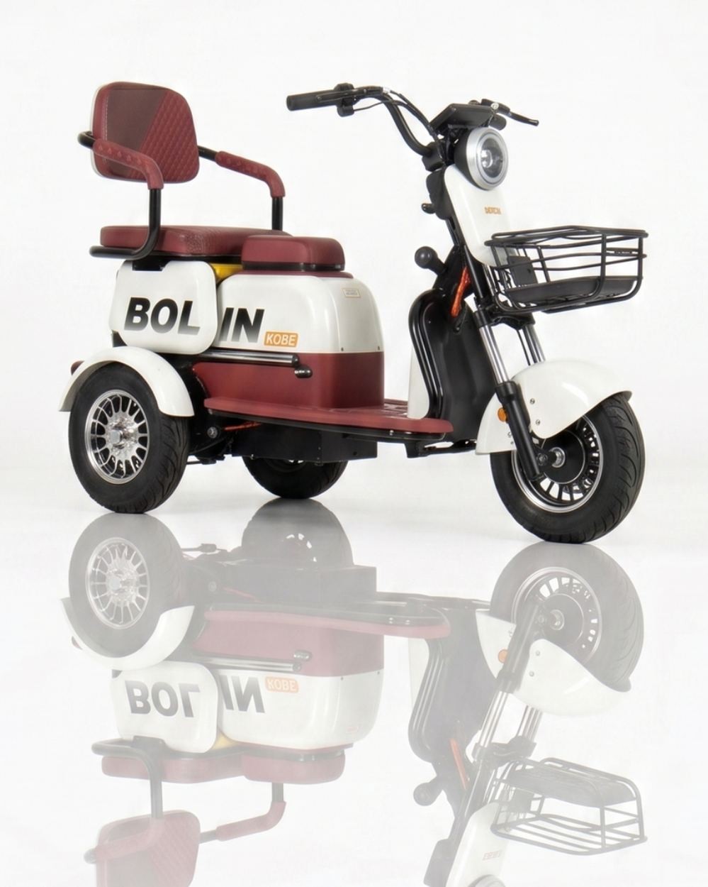 Triciclo Elétrico Bolin T2 — foto oficial da fábrica BOLIN